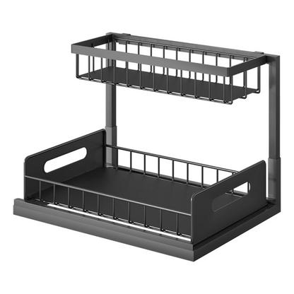 Organizador de Cocina 2 Niveles | Organizador Bajo Fregadero 2 Niveles Extraíble