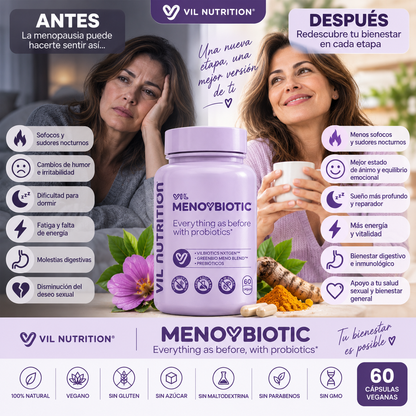 VIL MenoYBiotic | Bienestar Femenino Durante la Menopausia