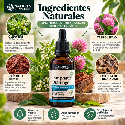 Drenaje Linfático en Gotas Nature's Sunshine 60 ml