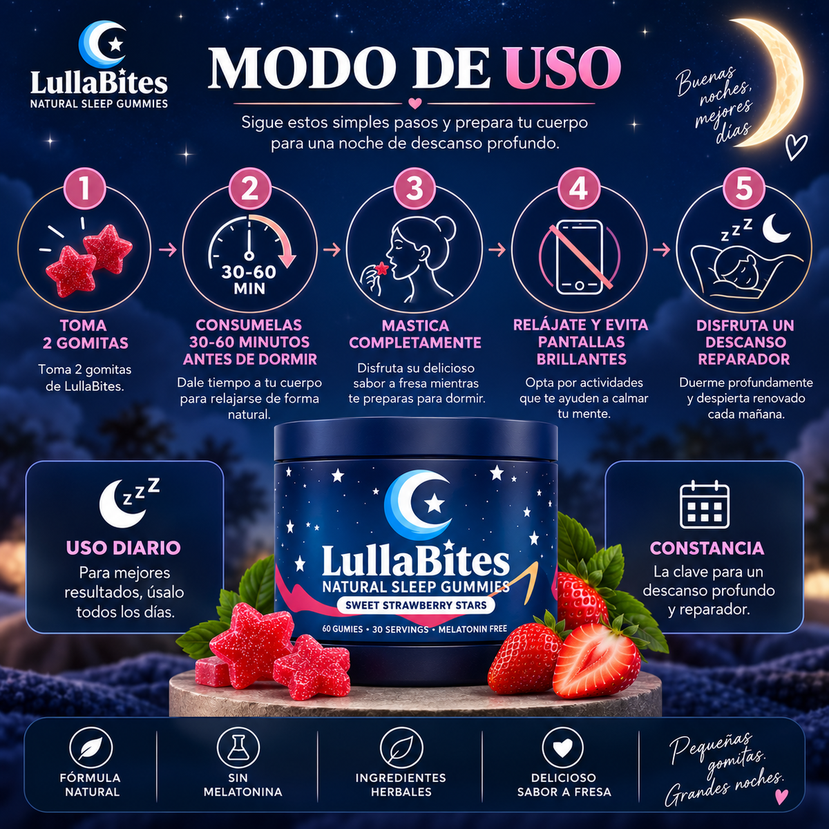 Lullabites | Gomitas para Dormir