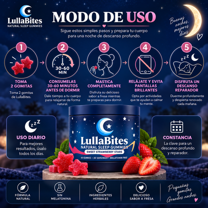 Lullabites | Gomitas para Dormir