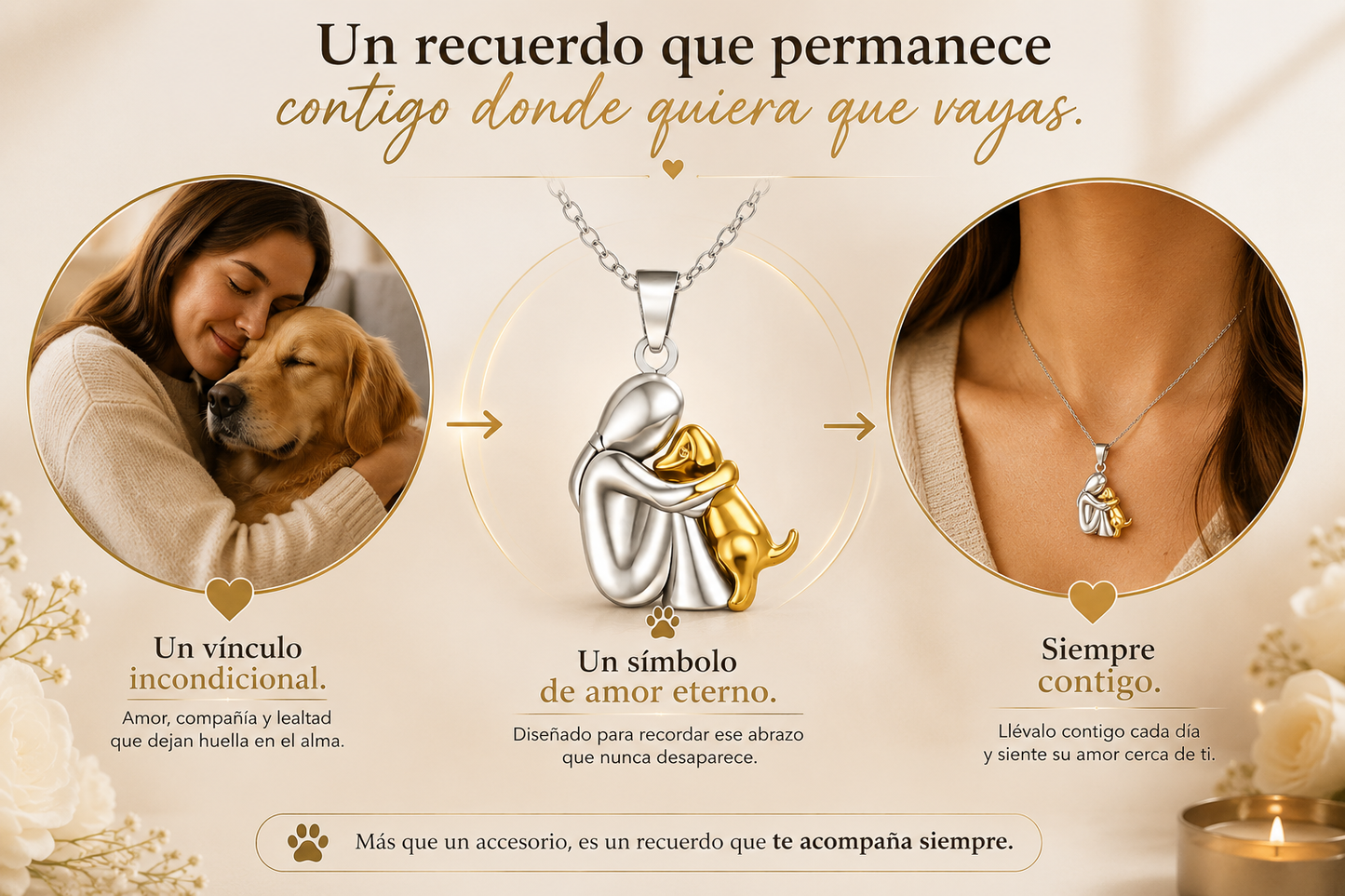 Collar Abrazo Eterno – Mascota Perro