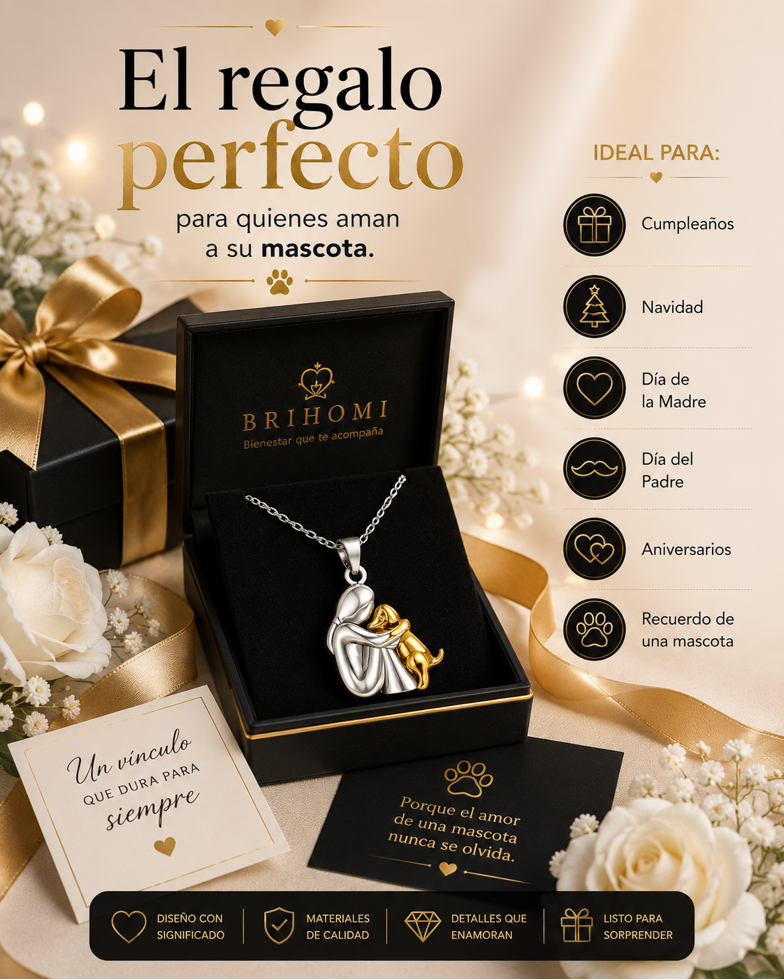 Collar Abrazo Eterno – Mascota Perro